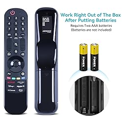 ZWP MR23GN Replacement Magic Remote for LG MR24GA