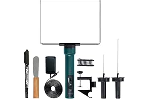 WINONS Hot Wire Foam Cutter with Temperature Controller and Light Indicator, WFC0008 Styrofoam Cutter with Max. Temp. - 400°C, Polystyrene Cutting Tool for DIY Projects (Kit of 10)