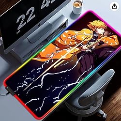 YBHNTZ RGB Anime Gaming Mouse Pad, Extended Large