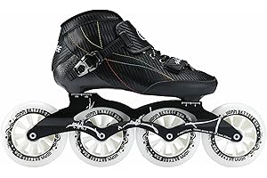 SKTYEE Carbon Fiber Inline Speed Skates Adult for Women and Mens, Professional Fitness Skating Roller Skates, High Performanc