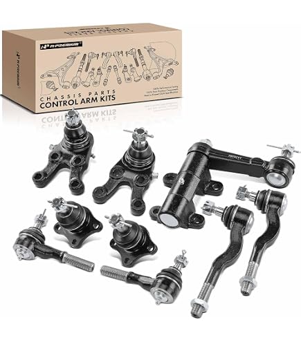 thumbnail interactive-video image 1 of Detroit Axle 4pc Front Control Arm & Ball Joint Set – For Mitsubishi Montero/Montero Sport 1 of 5