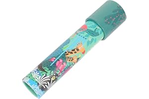 FRCOLOR Kaléidoscope éducatif rotatif créatif en papier sûr et tige en S Cadeau d'apprentissage pour garçons et