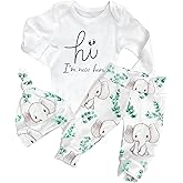 WIQI Newborn Boy Clothes Letter Print Long Sleeve Romper+Cute Animal Pants With Hat 3PCS Baby Boy Fall Winter Outfits