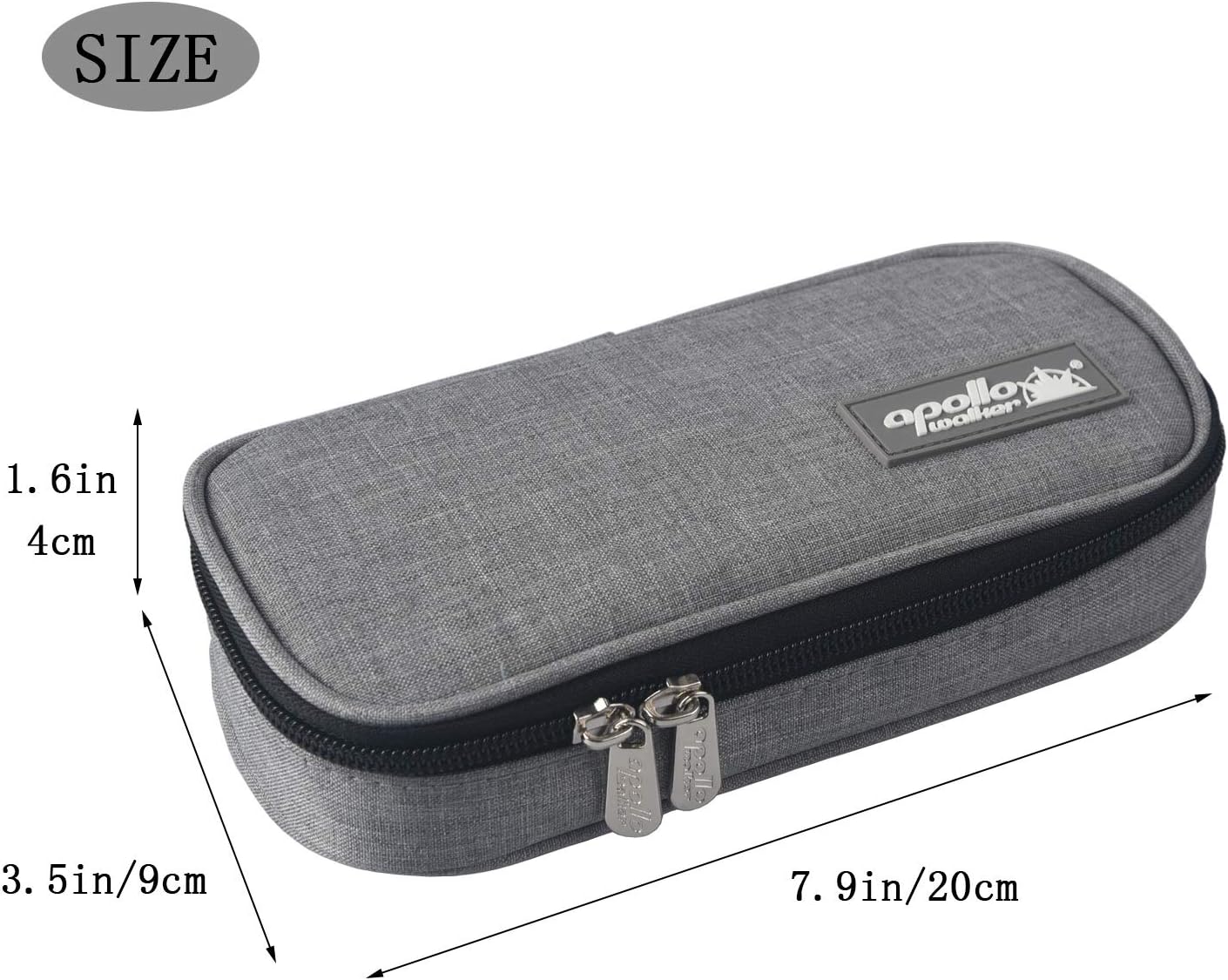 Goldwheat Insulin Cooler Travel Case Diabetic Organizers Medication Cooler Bag with 2 Ice Packs Travel Kits Waterproof and Insulation Liner Grey: Health & Personal Care