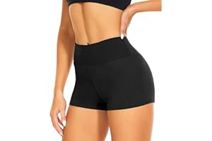 CAMPSNAIL Workout Biker Shorts Women - 3"/5"/8" High Waisted Tummy Control Spandex Booty Volleyball Shorts for Yoga Dance