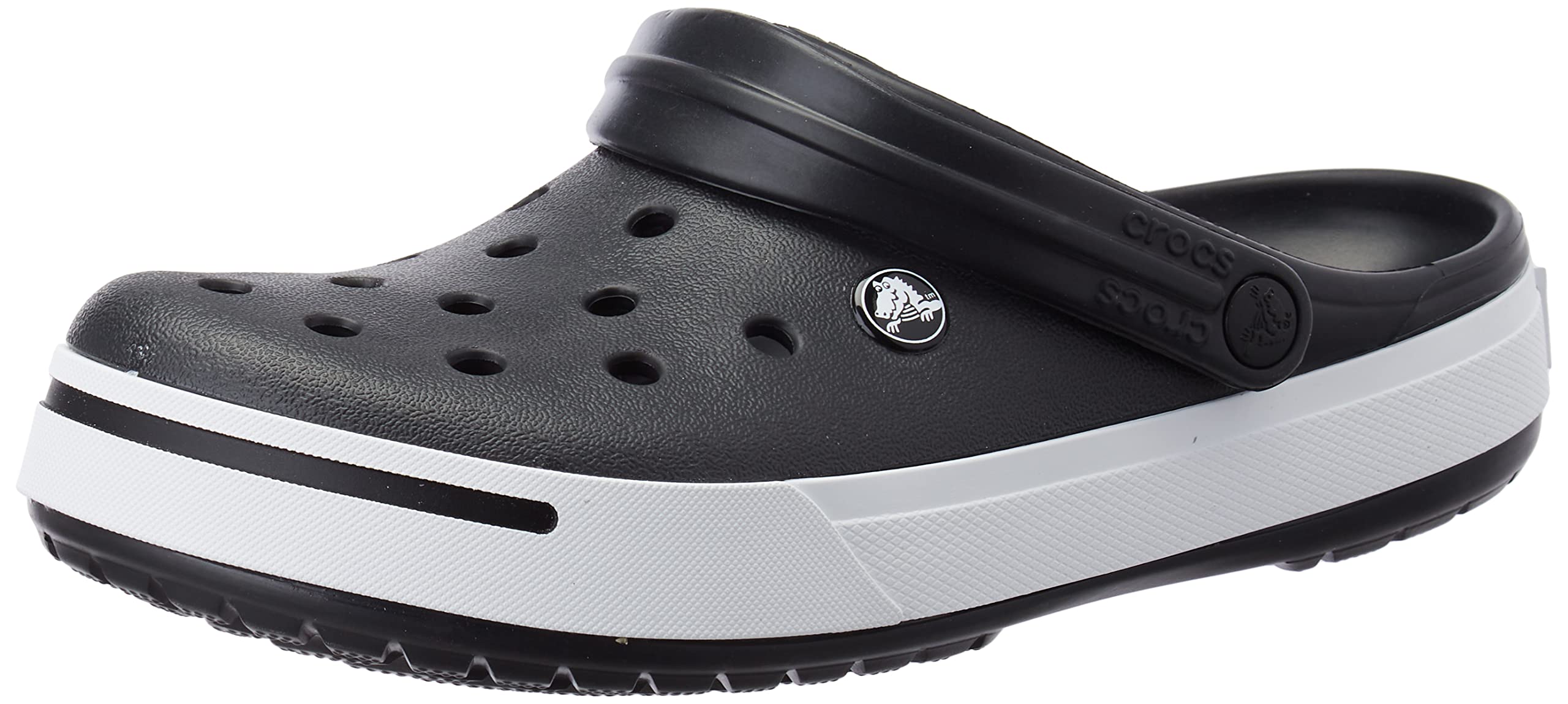 Crocs Unisex-Adult Crocband II Clog, Black/Black, Women/5 Men in