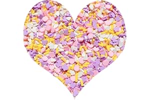 EHOPE 50G Fake Sprinkles Clay Sprinkles Nail Art Slices Polymer Slices Fake Candy Sugar Sprinkles for Nail Art DIY Crafts Cake Phone Case （50g-Butterfly Flower）