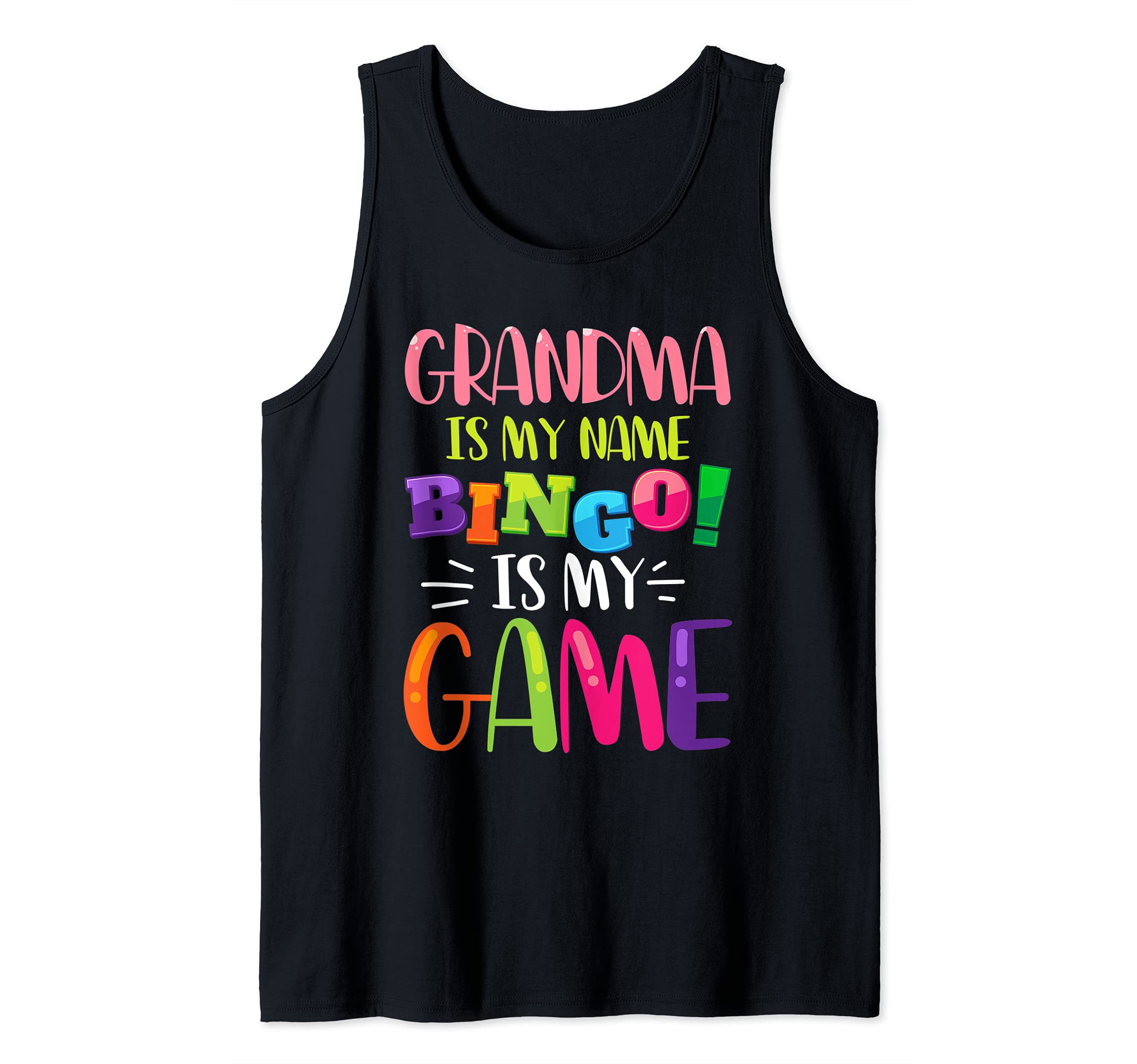 Funny Retired Grandma Lottery Winner Retirement Gift Bingo Tank Top