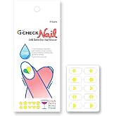 Nail Sticker Drink Spike Test Strips Kit, 10 Single Use Stickers, 1 Pack | Color Change, Read only in 10 Second Detection
