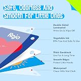SpriteGru 51 Pcs Spanish Cognitive Flashcards 7 in 1 with 2 Rings view 3