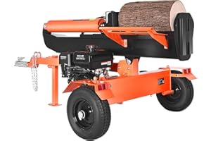 VEVOR 30 Tons Log Splitter, 306CC Engine, Powered Wood Splitter with 2" Ball Coupler, Auto Return, Vertical & Horizontal Mode