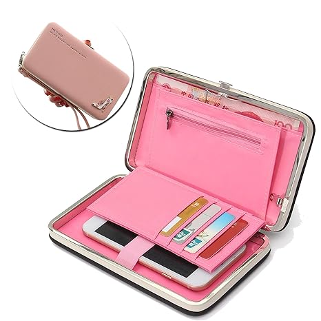 Vandot Handytasche Party Mädchen Luxury Magneten Schutzhülle Handyhülle Handtasche Ultra Retro Universal Bling Glitter Strass