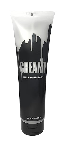 CREAMY CUM Sperma Artiges, Geruchloses Gleitmittel auf Wasserbasis, 150 ml