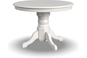 Homestyles Warwick Dining Table, W-42”, D-42”, H-30”, Off White