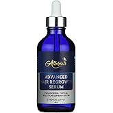 Allurials 5% Minoxidil for Men and Women Hair Growth Oil, Biotin Serum, Hair Regrowth Treatment for Scalp and Hair Loss 4 Fl Oz