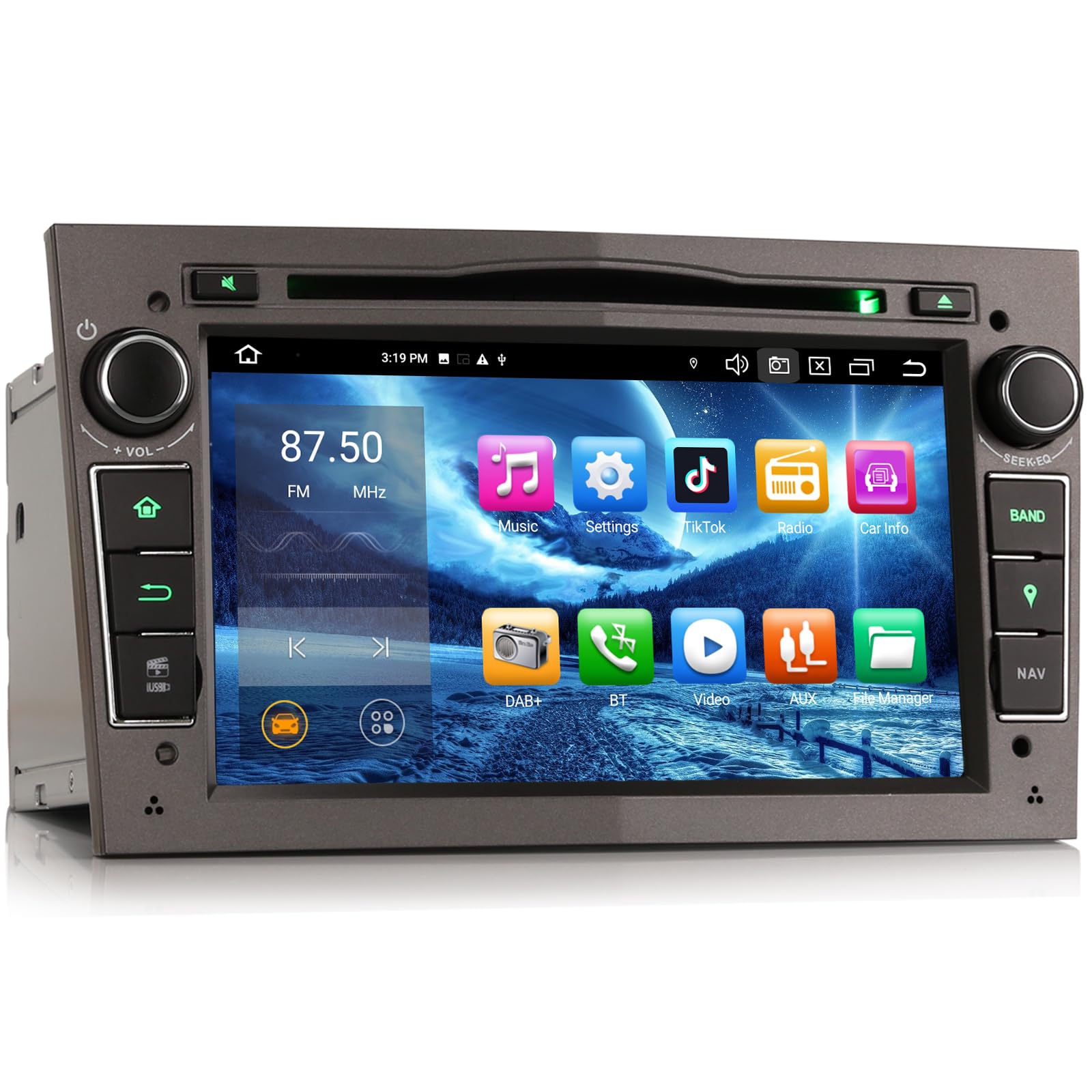 8-Core Android 13 Car Stereo Head Unit for Opel Vauxhall Corsa Astra Combo Meriva Vivaro Zafira GPS Navi Carplay Android Auto DSP Bluetooth 5.0 A2DP DVB-T2 WiFi DAB+IPS 64GB ROM