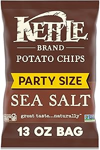 Kettle Brand Foods Sea Salt Potato Chips, 13 oz Party Size