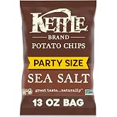 Kettle Brand Foods Sea Salt Potato Chips, 13 oz Party Size