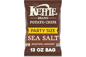 Kettle Brand Foods Sea Salt Potato Chips, 13 oz Party Size
