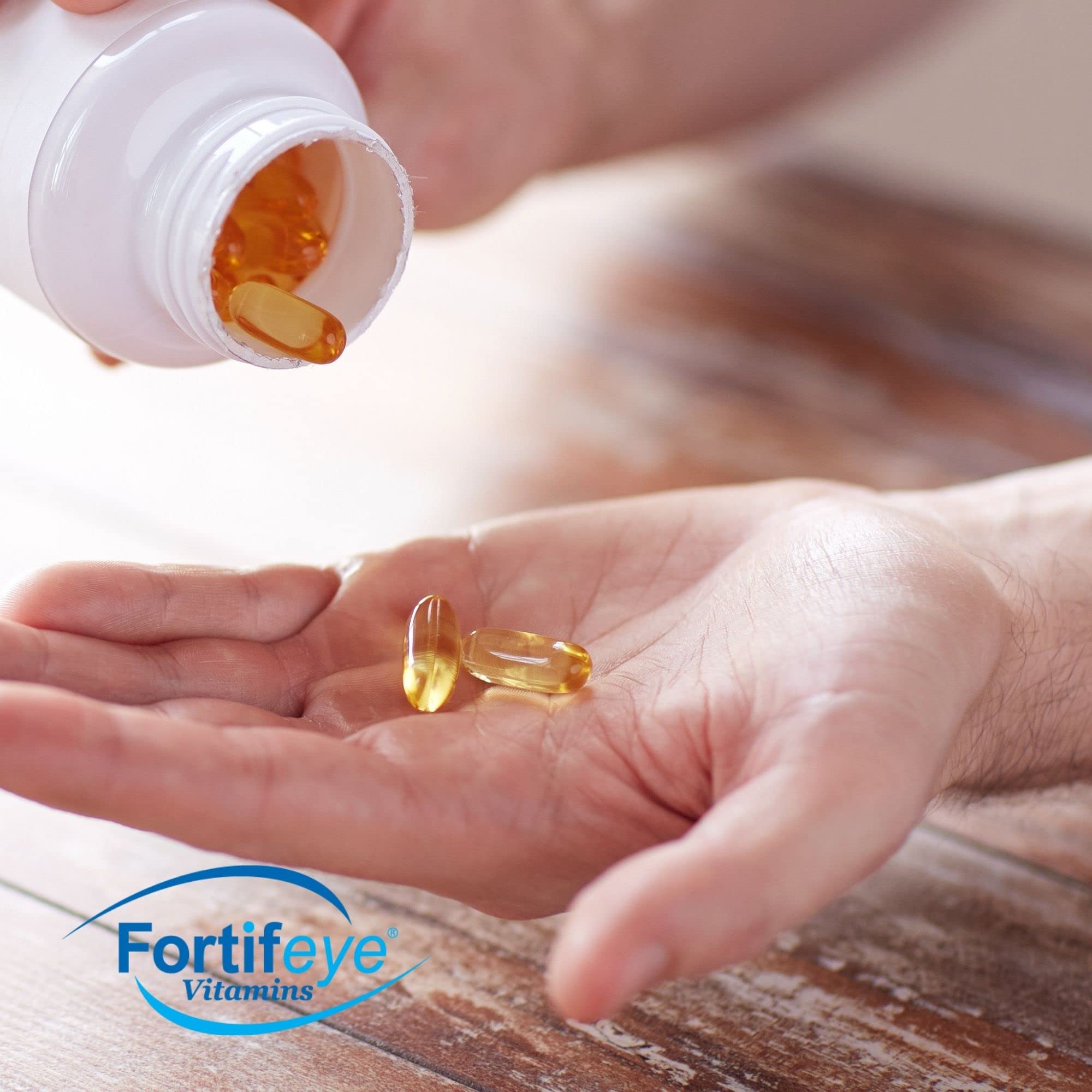 Fortifeye Vitamins Super Omega-3 Fish Oil | 1600 mg Omega 3 | with EPA and DHA | Natural Lemon Flavor 30 Servings