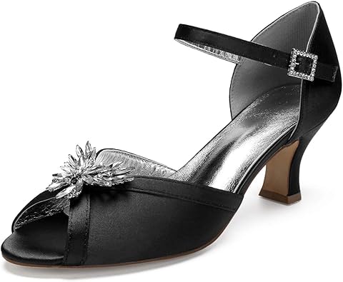 evening sandals mid heel