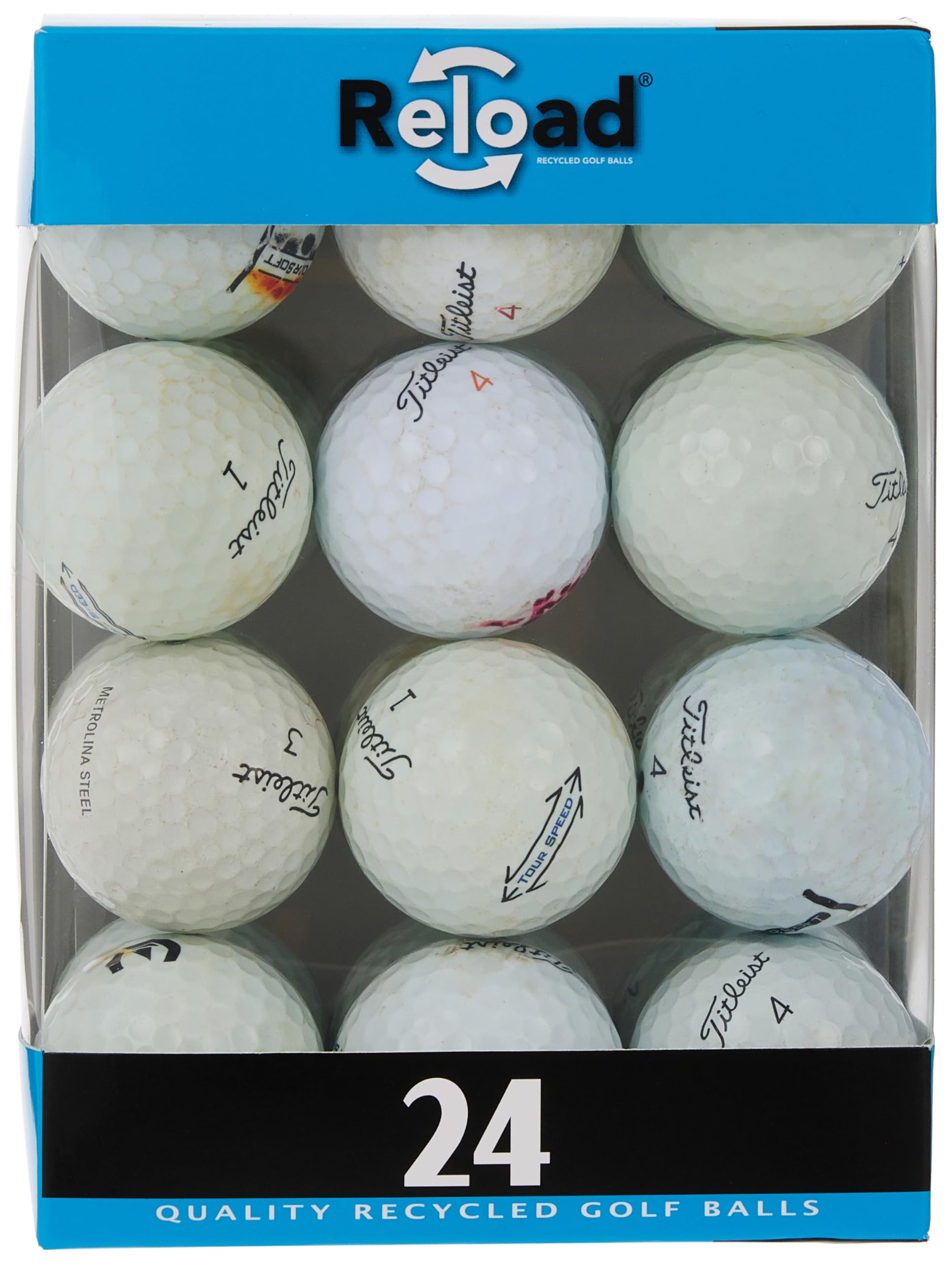 Photo 1 of Reload Recycled Golf Balls (24-Pack) of Titleist Golf Balls