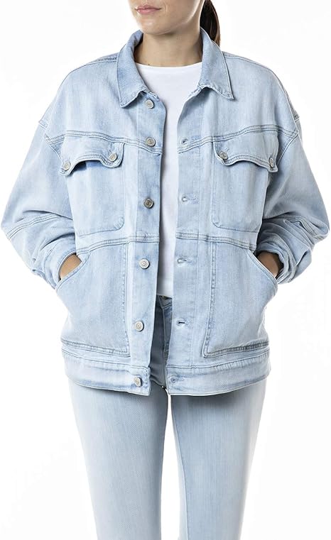 Replay Women's Denim Jacket: Amazon.co.uk: Clothing