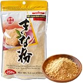 GOHAN JAPAN Kinako Powder (Dried Soybean Flour) roasted with Direct Fire Roasting, 150gram (5.3oz) per 1 pack made in Japan by KOUTA SHOUTEN (Japanese Food Company) 1-pack