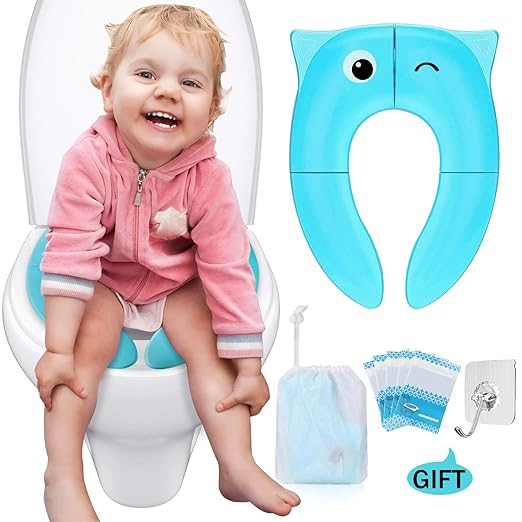 Portable Travel Potty Seat, Upgrade Folding Large Non Slip