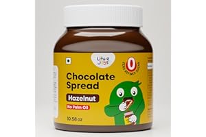 Little Joys Hazelnut Chocolate Spread | No Refined Sugar, Naturally Sweetened with Jaggery | No Palm Oil, Gluten Free | 10.58 Oz