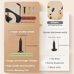LEAPHZOT 4 Pack 8" (200mm) Overall Length Edge