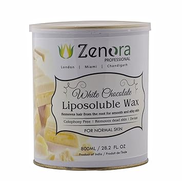 Zenora Professional Liposoluble Hair Removal Wax White Chocolate