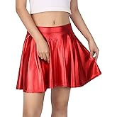 HDE Women's Casual Fashion Flared Pleated A-Line Circle Skater Skirt
