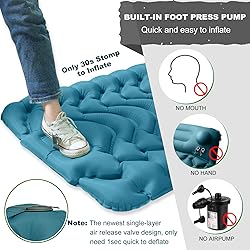 MEETPEAK Camping Sleeping Mat, Inflatable Sleeping