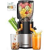 Godspeeds juicer machines with 5.8" Large Feed Chute, Slow masticating cold press juicer for Whole Fruits & Vegetables, easy to clean Design, High Juice Yield Home juicer for Daily Wellness