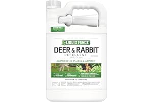 Liquid Fence Deer And Rabbit Repellent Ready-To-Use, Apply Year-Round, 1 Gallon