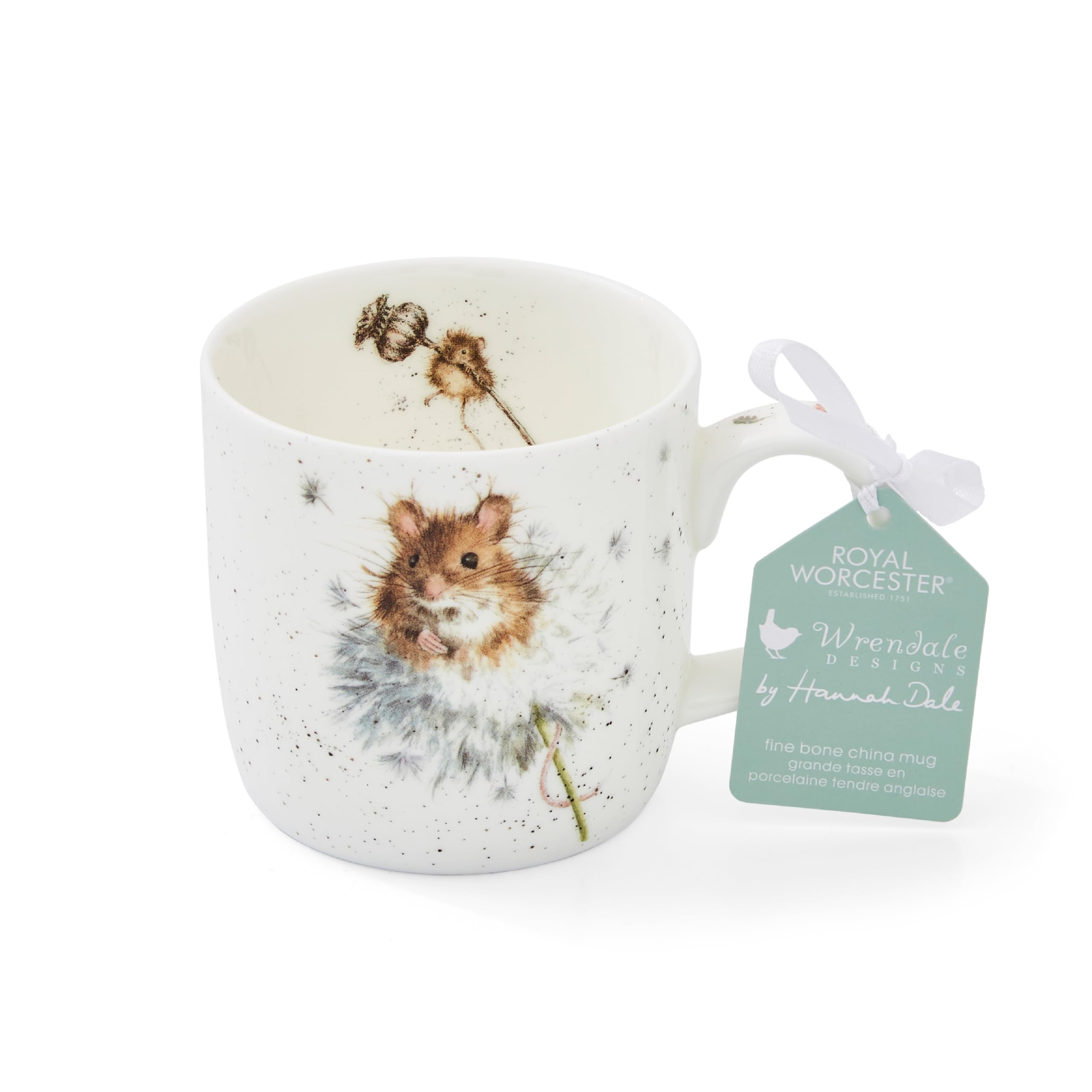 Wrendale Designs MMOH5629-XSM Country Mice Single Mug, Multi Coloured, 310ml