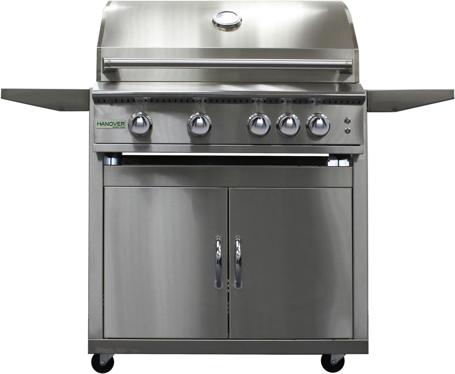 Hanover Grills 500432L-CART 4-Burner Liquid Propane Grill with Cart, 32"