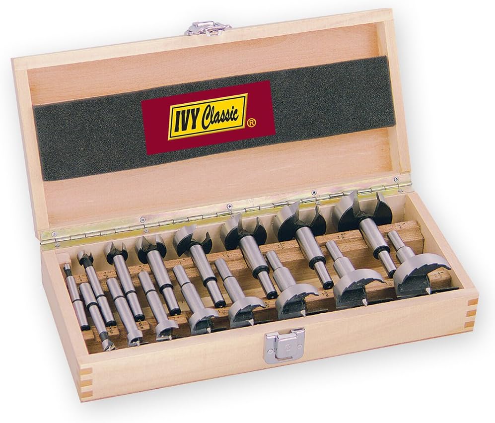 IVY Classic 46184 16Piece Forstner Bit Set, HighSpeed Set Sixteen
