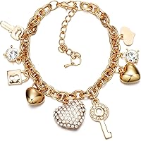 SILANER Gold Chain Link Bracelet - 7