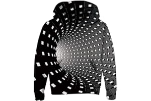 AIDEAONE Boys Girls Fleece Hoodies 3D Print Plush Pullover Hoodie Casual Hooded Sweatshirts with Pocket for Age 5-16 Kids