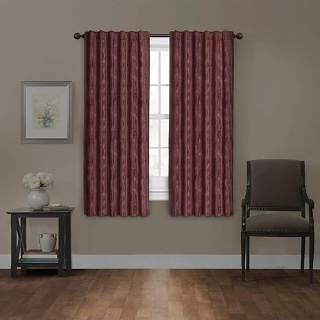 Amazon Com Overstock Carlton Blackout Platinum Smart Curtains
