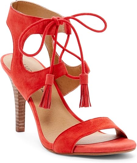 lucky brand red sandals