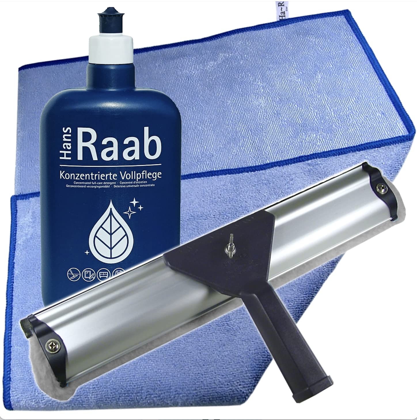 3 piece set for window cleaning: 2 x Ha-Ra + 1 x Star-Light