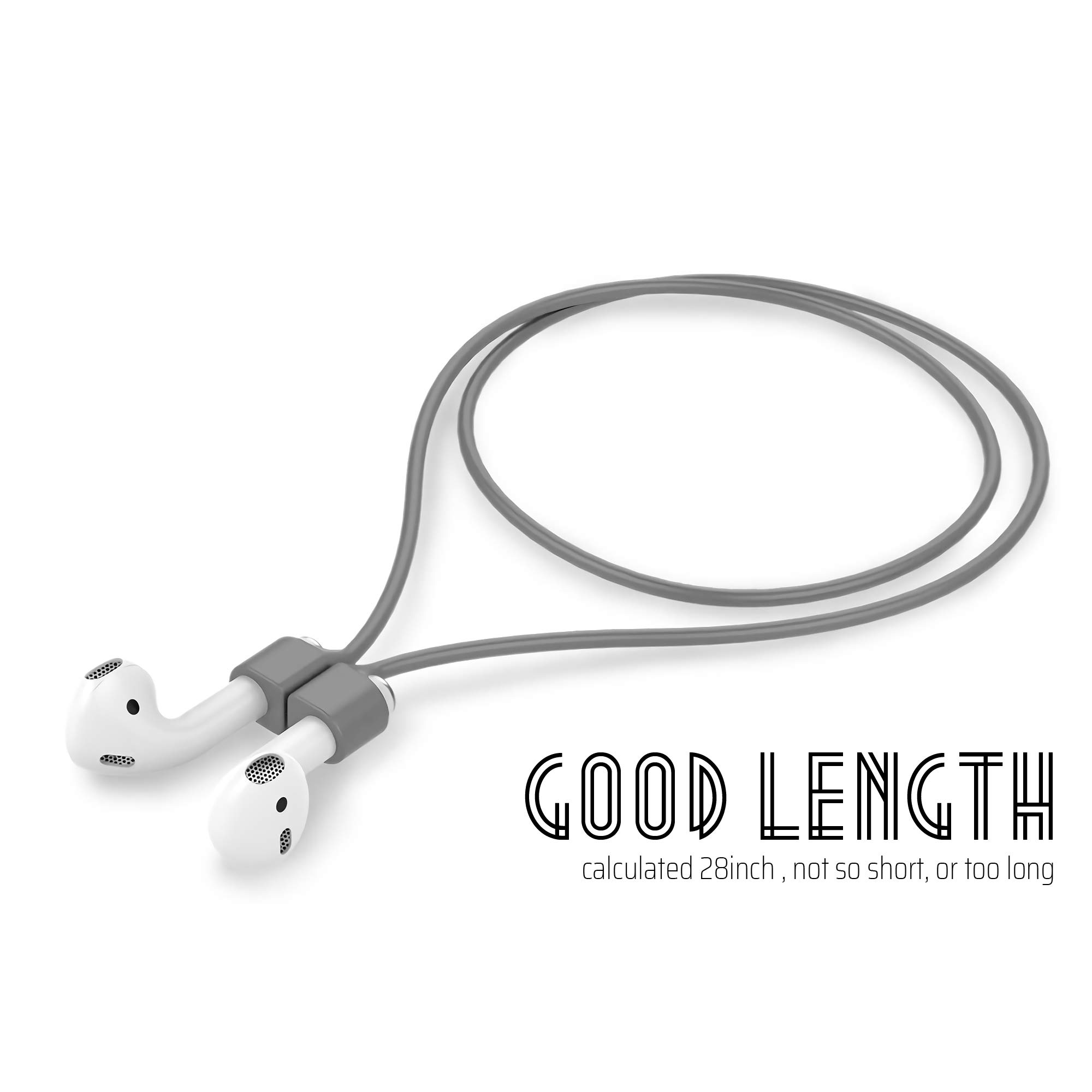Ultra Strong Magnetic Airpod Pro Strap Anti-Lost Cord Sports Lanyard Compatible with Airpods 3rd 2nd Generation Pro 3 2 1 (White)