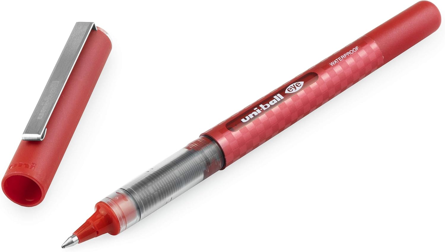 uni-ball Eye UB-157D Designer Liquid Ink Rollerball Pen - 0.7mm Nib - Red, Pink, Green, Light Blue, Violet - Pack of 5 - Image 4