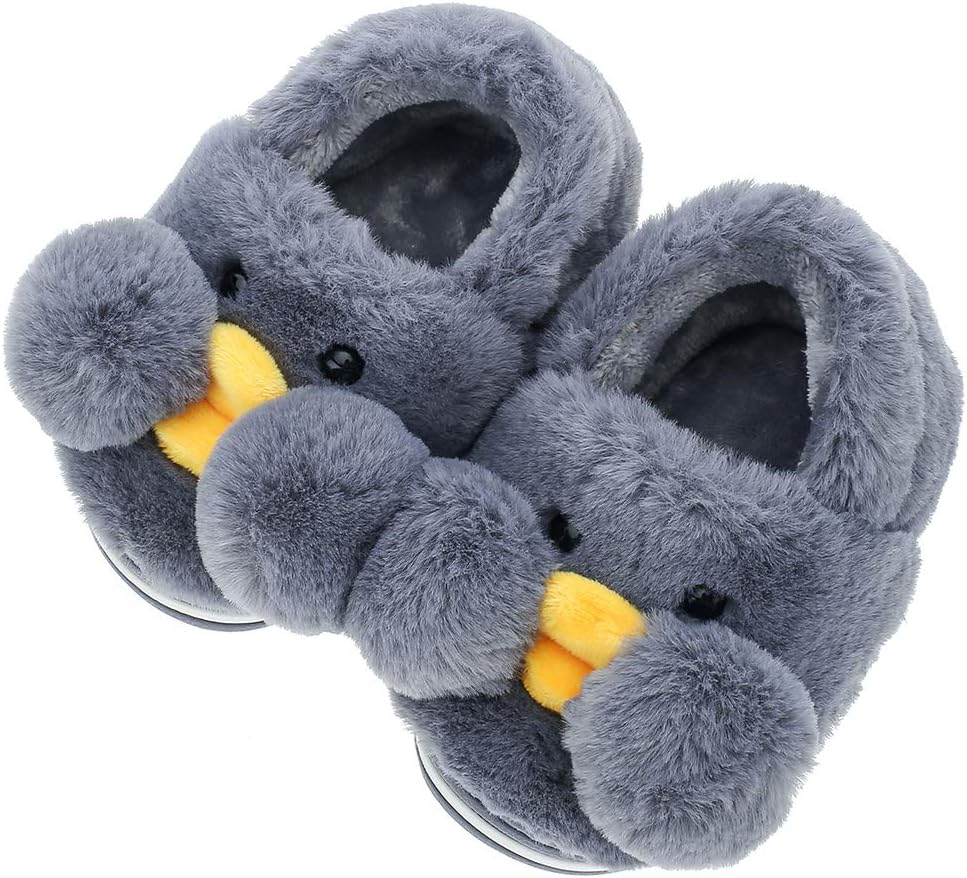 UIESUN Unisex Cute Ball Toddler Kids Shoes Slippers Boy Girl Winter Soft Bedroom Indoor House
