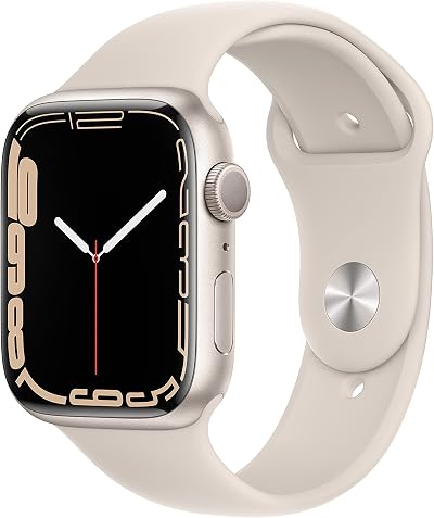 Apple Watch Series 7 GPS 45mm Starlight Aluminum Case with Starlight Band