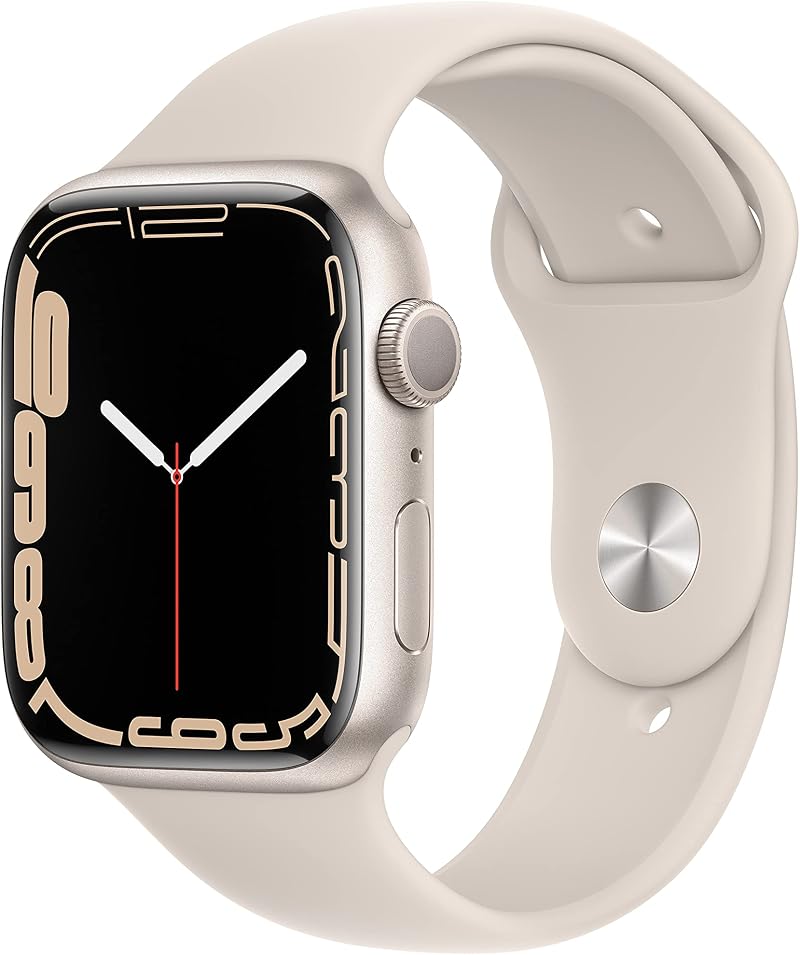 Apple Watch Series 7 GPS 45mm Starlight Aluminum Case with Starlight Band