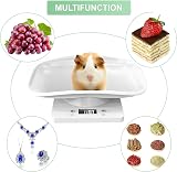 YTDTKJ Digital Pet Scale for Small Animals, Max 22 lbs, LED Display view 4